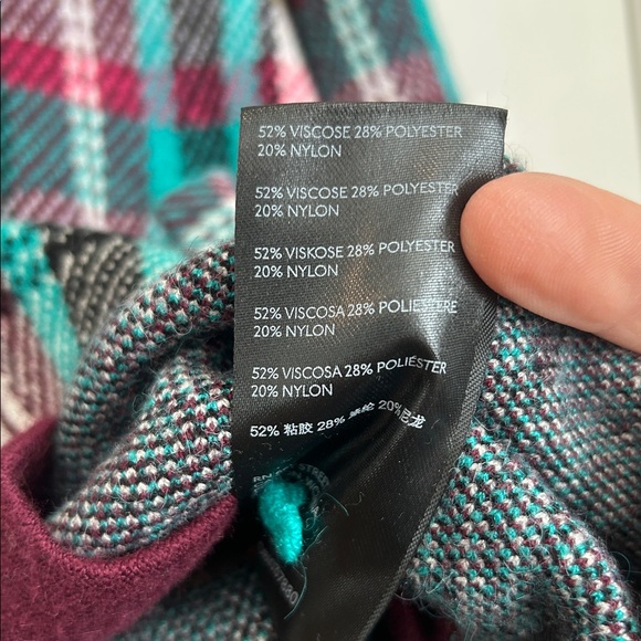 ANTHROPOLOGIE Rosetta Cropped Plaid Jacket in Small - Picture 13 of 14